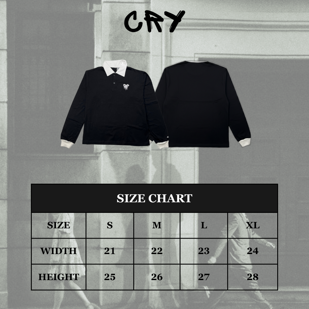 CRY FOR LOVE RUGBY POLO SHIRT