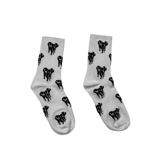 CRY FOR LOVE SOCKS (BLACK)