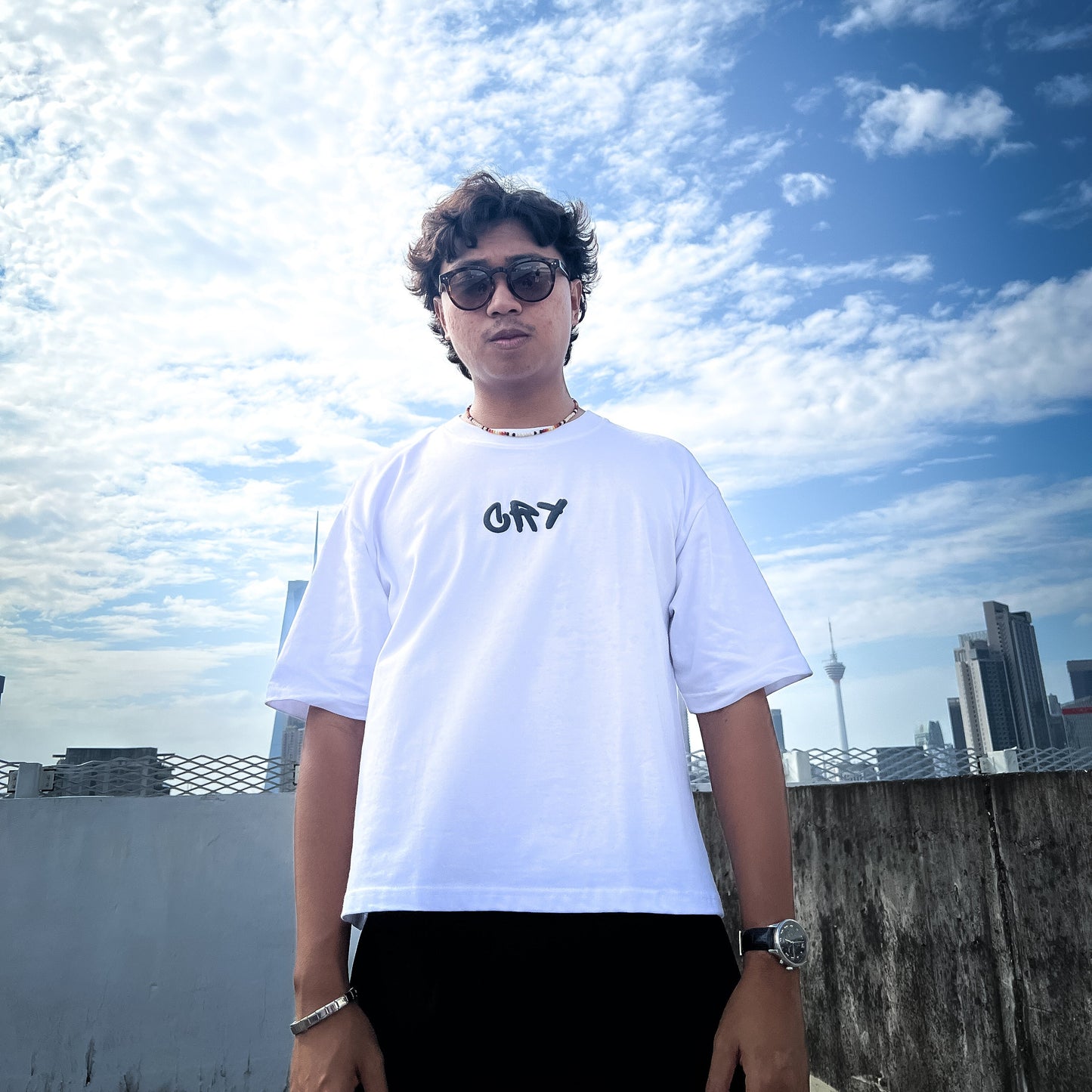 PROLOGUE BOXY TEE WHITE