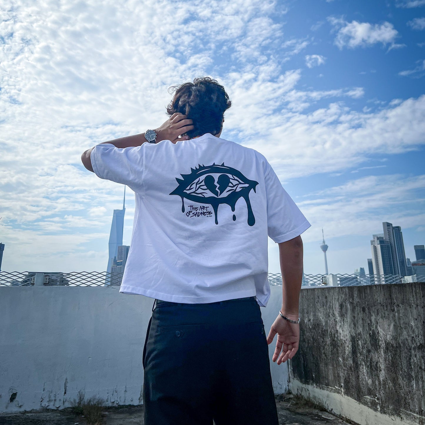 PROLOGUE BOXY TEE WHITE